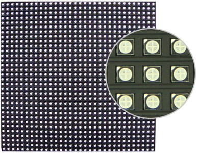närbild på LED-display modul SMD smd led screen
